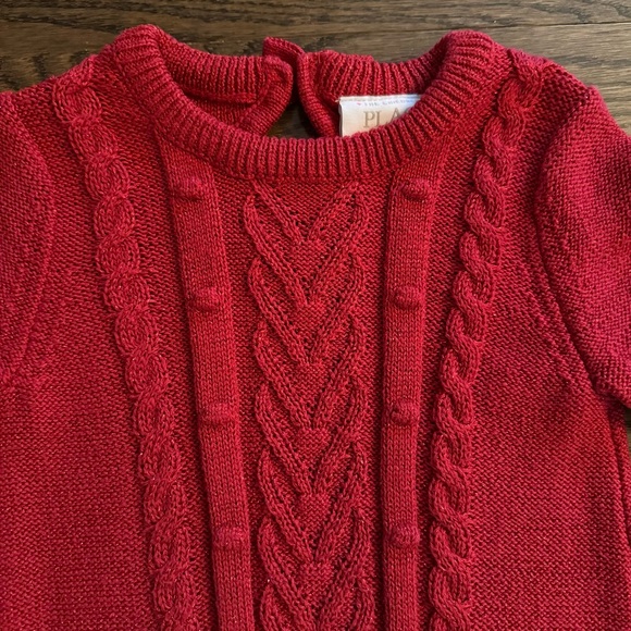 Toddler Christmas Sweater Dress - Picture 2 of 5